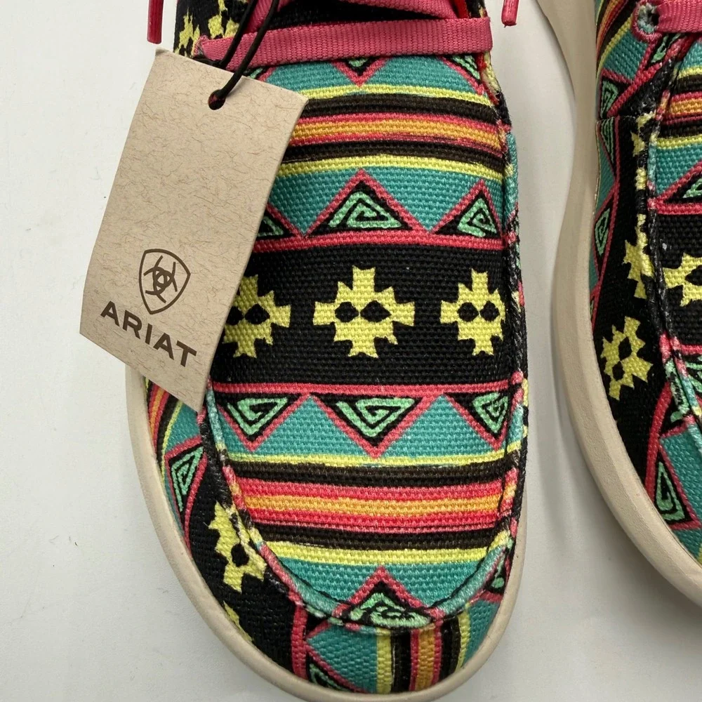 Ariat Hilo Retro Clovis Slip On Shoes Women's 6.5 B Multicolor Aztec NWT